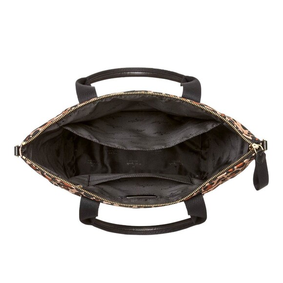 New Kate Spade Chelsea Spotted Leopard Large Convertible Backpack Brown Multi - Picture 6 of 6